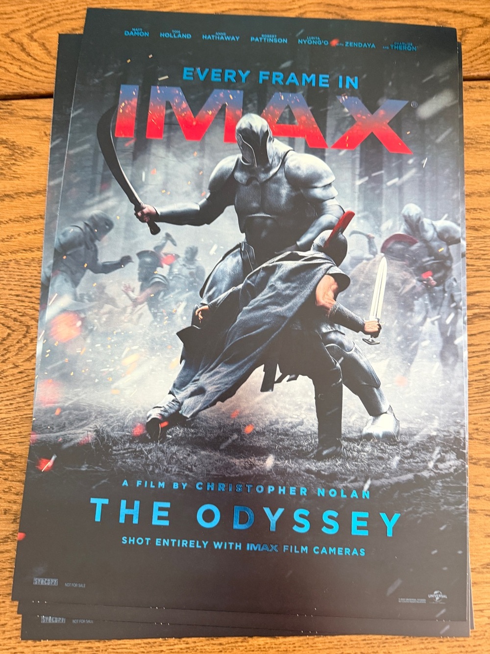 The Official IMAX The Odyssey Cinematic Art Print –limited edition variant foil